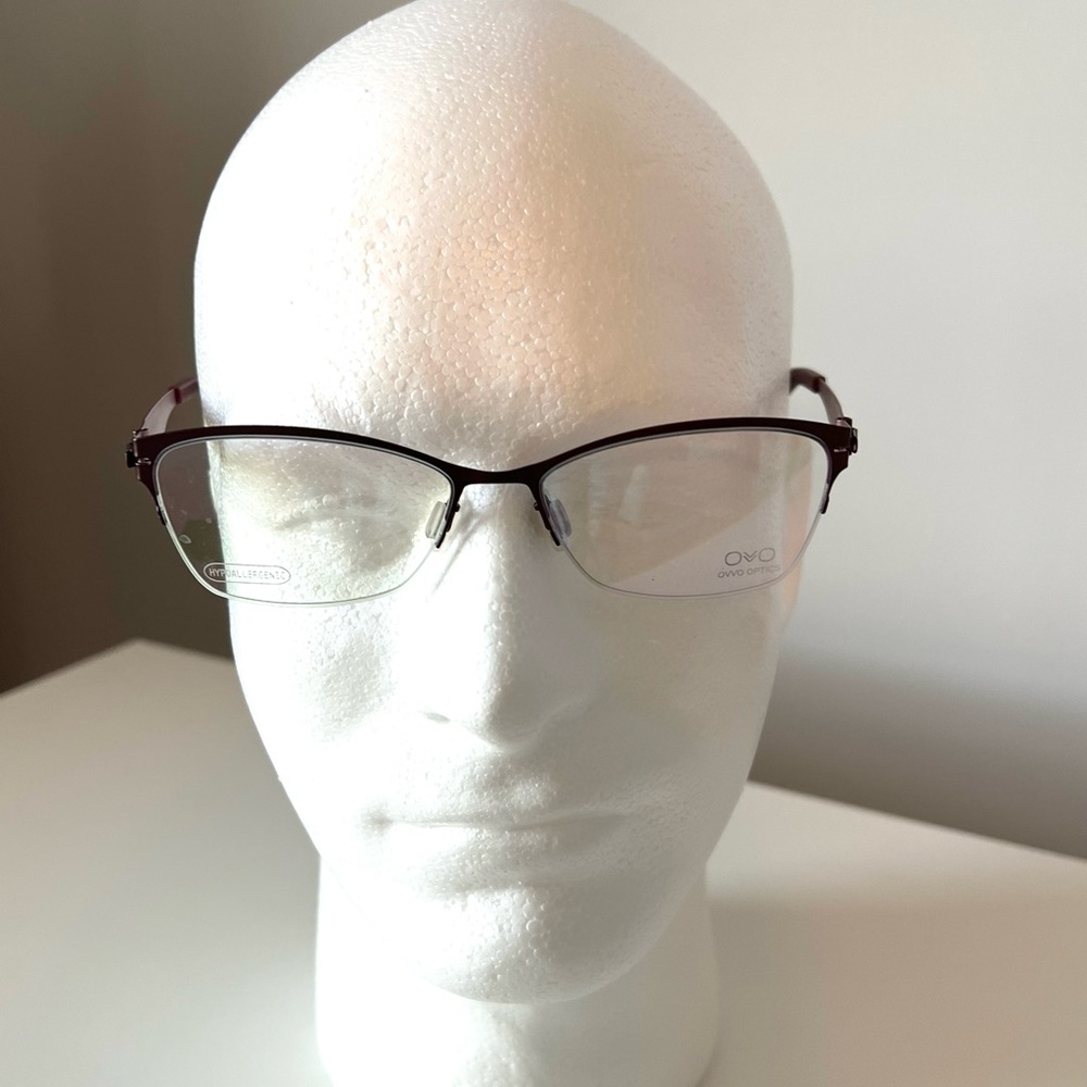 OVVO optics 3754 Blush U5/U1 hypoallergenic frame NEW! 53-17-135 handmade Europe